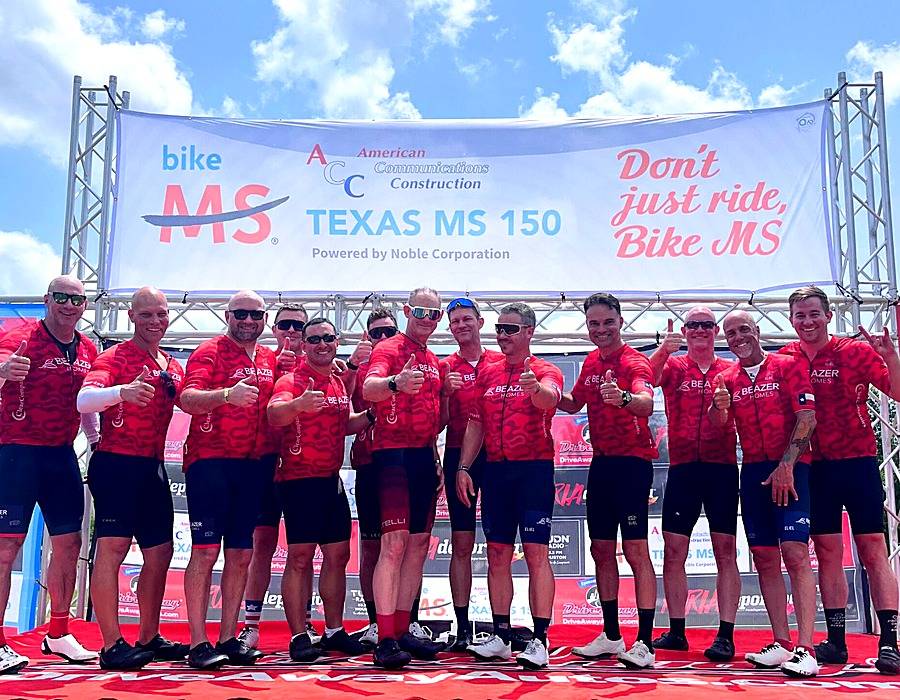 Clear employees participating in community events, volunteer activities, and team-building initiatives across Texas